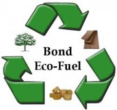 Bond Eco-Fuel wooden sawdust briquettes fuel