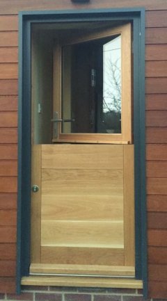 half glazed oak stable door