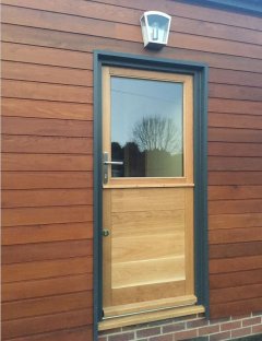 external half glazed oak stable door