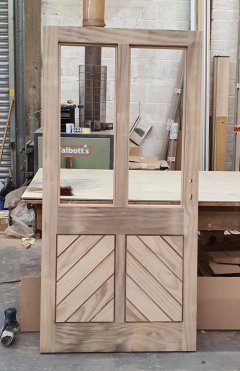 Herringbone TVG Accoya Door