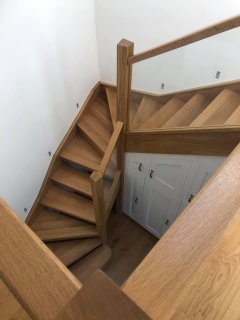 Oak Staircase Double Winding