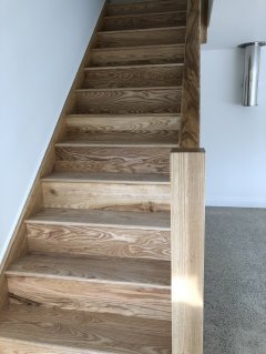 Solid Wooden Ash Staircase
